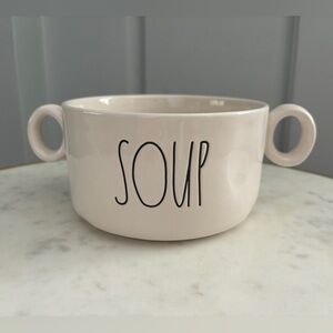 Rae Dunn Artisan Collection Double Handle Ceramic Soup Bowl